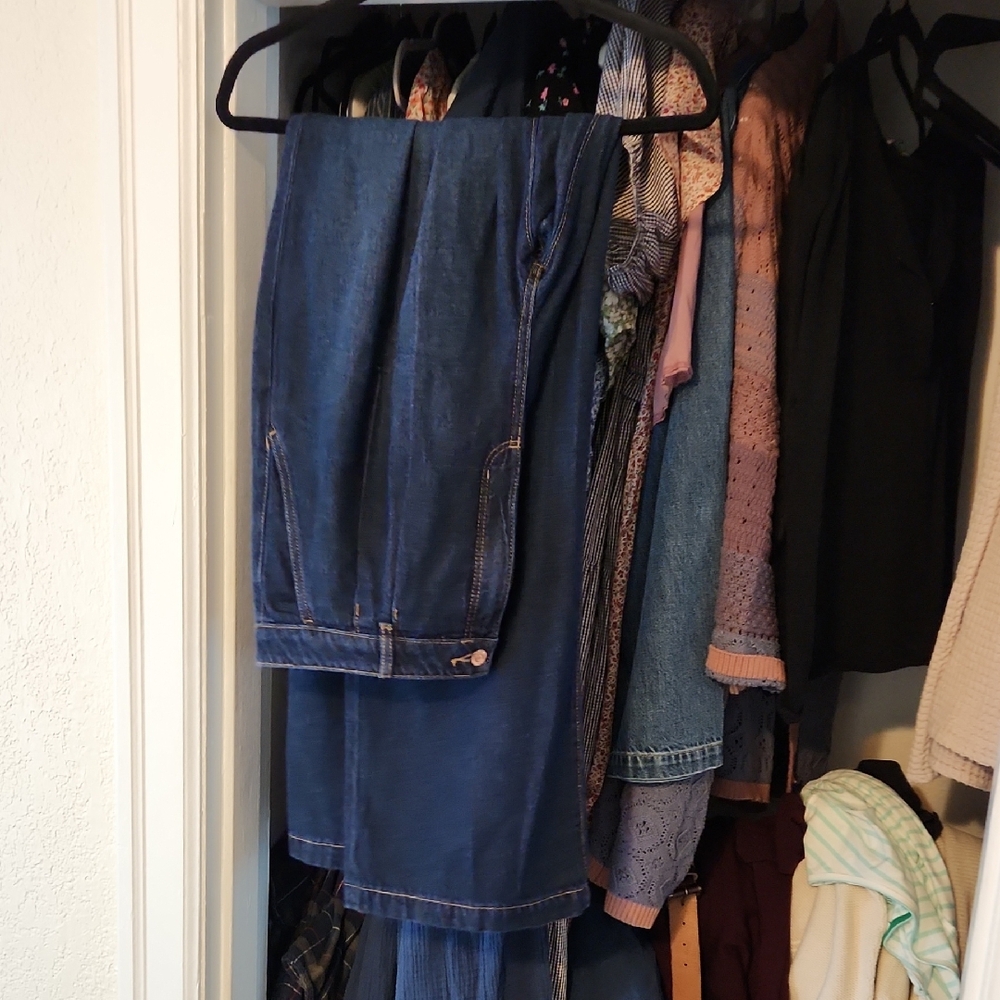 LOFT Women's Straight Leg Jeans - Dark Blue